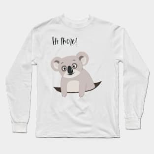 Cute and funny  baby-koala Long Sleeve T-Shirt